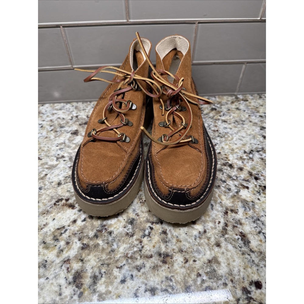 Free People Mod Mocc Shoe Boots Women Size 7.5 Eu 38 Msrp: $198 Suede - Picture 3 of 11